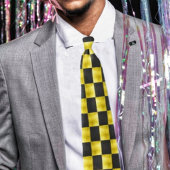 Gold-paneled Black-IV ネクタイ