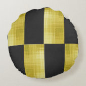 Gold-Paneled-Black-IV ラウンドクッション (裏面)