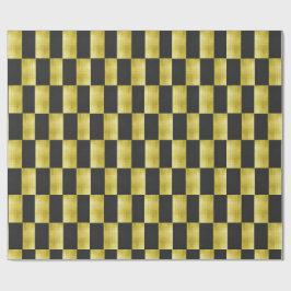 Gold-Paneled Black-IV Wrapping Paper ラッピングペーパー