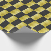 Gold-Paneled Black-IV Wrapping Paper ラッピングペーパー (角)