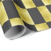 Gold-Paneled Black-IV Wrapping Paper ラッピングペーパー (ロールコーナー)