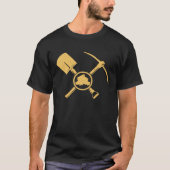 Gold Panning Shovel And Pickaxe Tシャツ (正面)