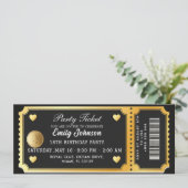 Gold Party Ticket Invitation 招待状 (スタンド正面)