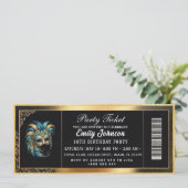 gold party ticket invitations 2026 招待状 (スタンド正面)