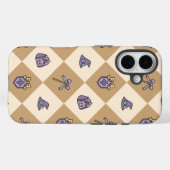 Gold Personalized Girly Checkered Case-Mate iPhoneケース (裏面 (横))