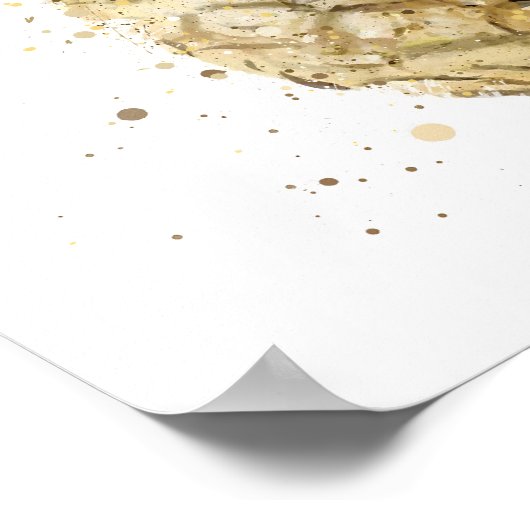 Gold Pineapple ポスター (角)