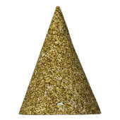 Gold Printed Glitter Noon Year's Eve Family  パーティーハット (右)