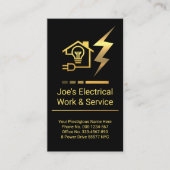 Gold Rebar Piling Construction Groundwork 名刺 (正面)