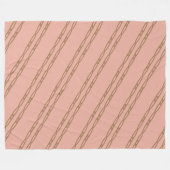 gold-rose chain blanket フリースブランケット (正面(横))