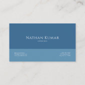 Gold Rose Floral and Night Cityscape Lake 名刺 (裏面)