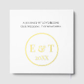  Gold Rose  Rings  Timeless Sophisticated Elegant ゲストブック (裏面)