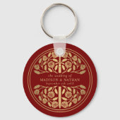 Gold Scarlet Sword Bridesmaid Royal Wedding Gift キーホルダー (裏面)