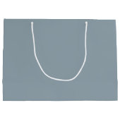 Gold script wedding welcome bag hotel guest bags ラージペーパーバッグ (裏面)