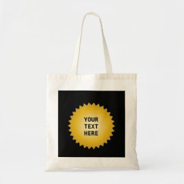 Gold Seal Award with any text トートバッグ