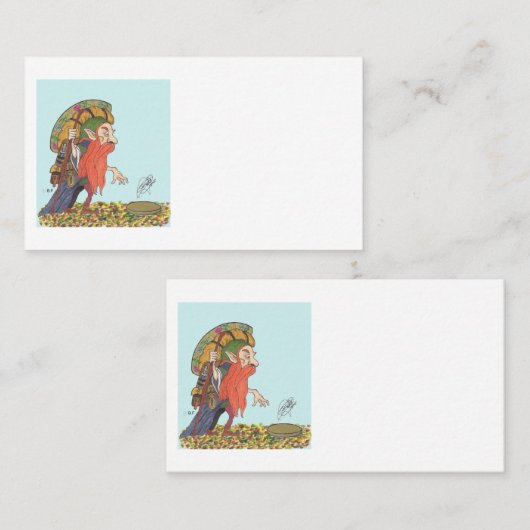 GOLD SEEKER LEPRECHAUN 名刺 (正面/裏面)