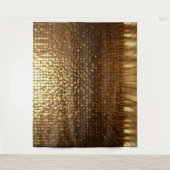 Gold Shimmer Golden Backdrop Party Decoration タペストリー (正面)