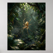 Gold Silk Spider Web ポスター (正面)