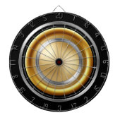 Gold, Silver & Black ダーツボード (正面)