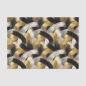 Gold Silver Black Christmas Celebration 薄葉紙 (正面)