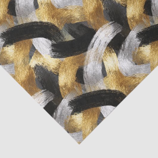 Gold Silver Black Christmas Celebration 薄葉紙 (詳細)