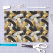 Gold Silver Black Christmas Celebration 薄葉紙 (クラフト)