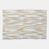 Gold Silver Christmas Celebration キッチンタオル (横)