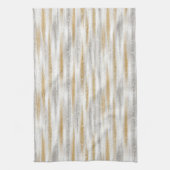 Gold Silver Christmas Celebration キッチンタオル (縦)