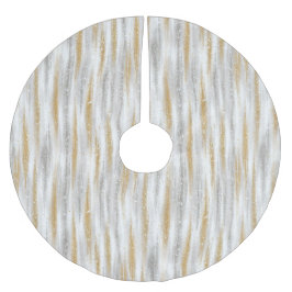 Gold Silver Christmas Celebration ブラッシュドポリエステルツリースカート