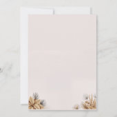 Gold Silver Christmas Tree Ornaments Party 招待状 (裏面)