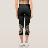 Gold & Silver Mandala カプリレギンス (裏面)
