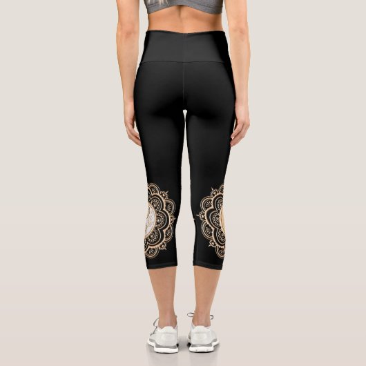 Gold & Silver Mandala カプリレギンス (裏面)