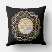 Gold & Silver Mandala クッション (裏面)