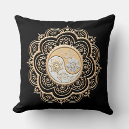 Gold & Silver Mandala クッション