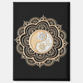 Gold & Silver Mandala マグネット (正面)