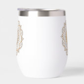 Gold & Silver Mandala water bottle (右面)