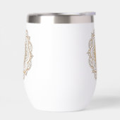 Gold & Silver Mandala water bottle (左面)