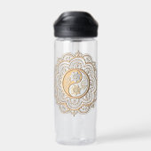 Gold & Silver Mandala water bottle ウォーターボトル (背面)