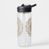 Gold & Silver Mandala water bottle ウォーターボトル (左面)