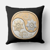 Gold & Silver Yin Yang  クッション (裏面)