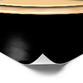 Gold & Silver Yin Yang  ポスター (コーナー)