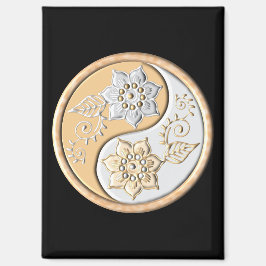 Gold & Silver Yin Yang  マグネット