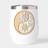 Gold & Silver Yin Yang water bottle (背面)