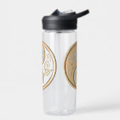 Gold & Silver Yin Yang water bottle ウォーターボトル (左面)