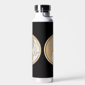 Gold & Silver Yin Yang water bottle ウォーターボトル (左面)