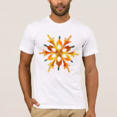 Gold Snowflake Tシャツ (正面)
