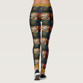 Gold Snowflakes on Image of Velvet レギンス (裏面)