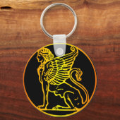 Gold Sphinx キーホルダー (正面)