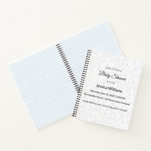 Gold Spiral Notebook | Lab & 300 Page Journal ノートブック (内部)