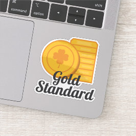 Gold Standard St Patrick's Day Gold Coins シール