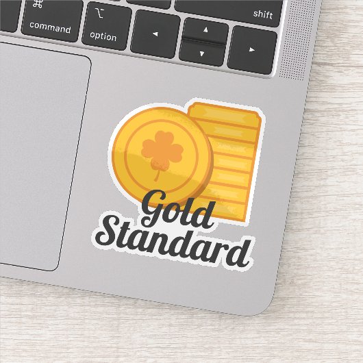 Gold Standard St Patrick's Day Gold Coins シール (詳細)